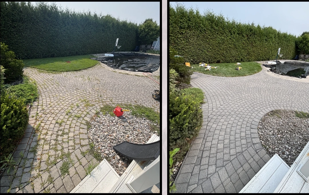 Driveway interlock completed — Ottawa